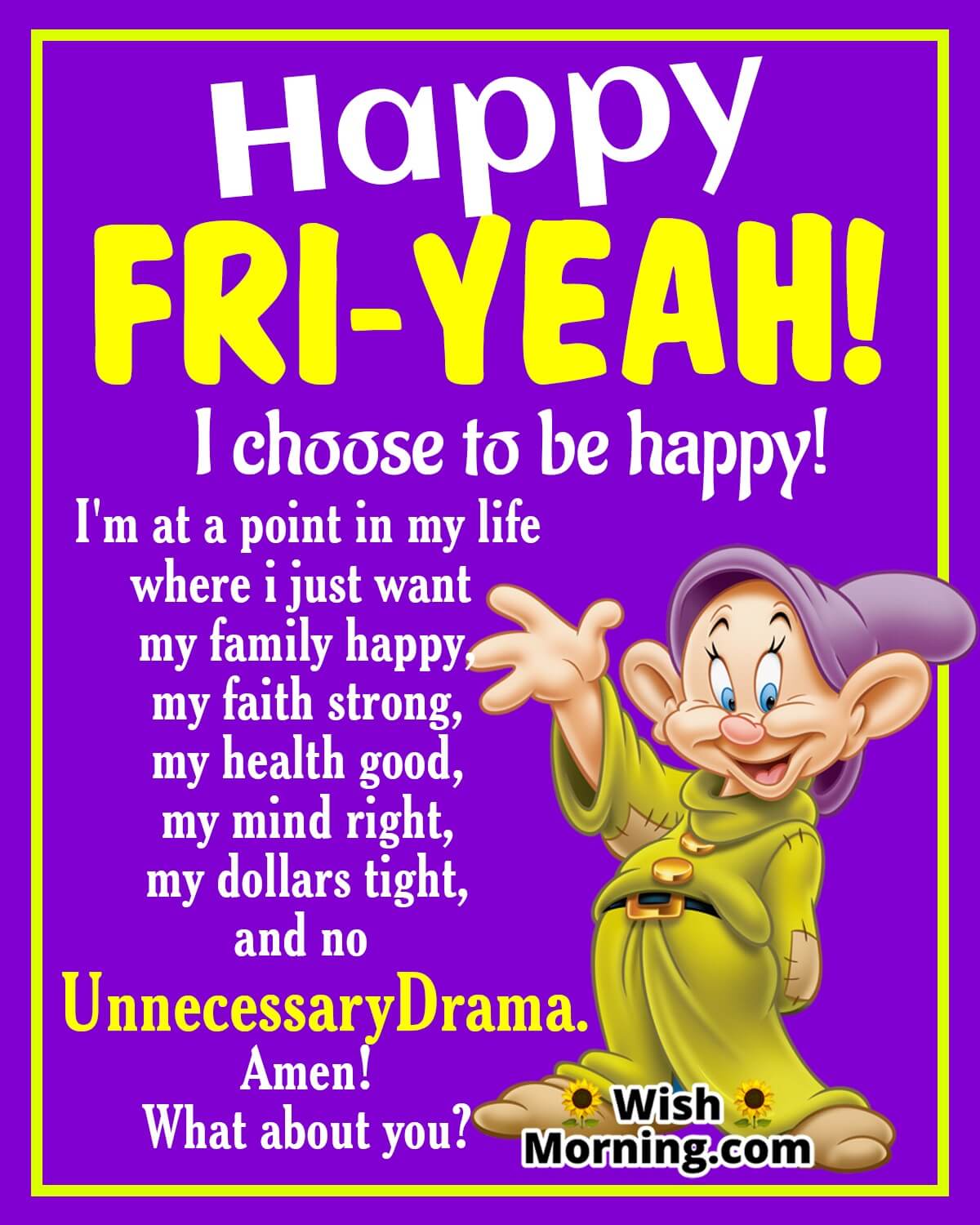 Happy Friday Choose To Be Happy Message