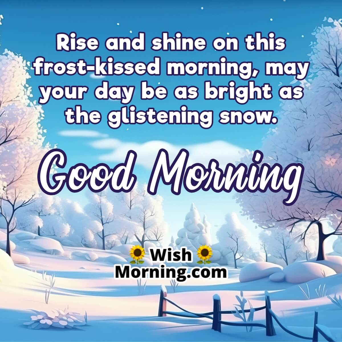 Bright Good Morning Winter Wish