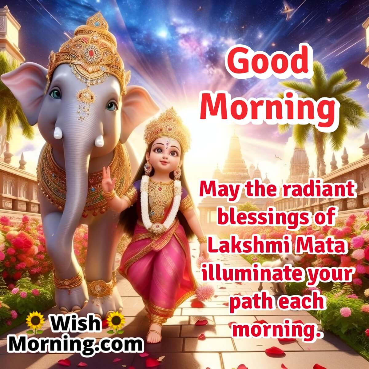 Good Morning Lakshmi Mata Blessings