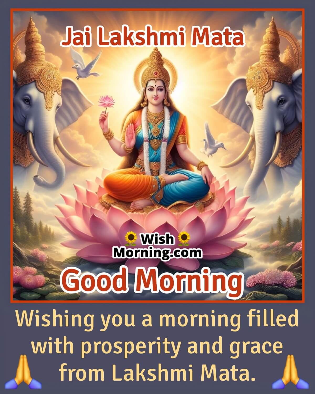 Good Morning Lakshmi Mata Images