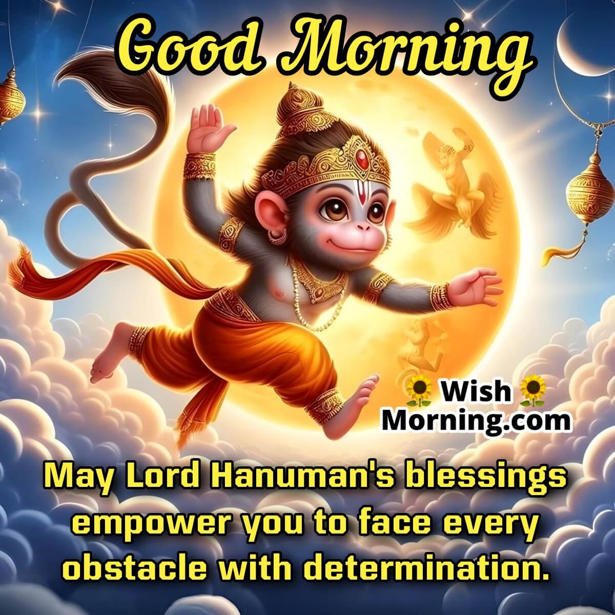 Good Morning Lord Hanuman Blessings