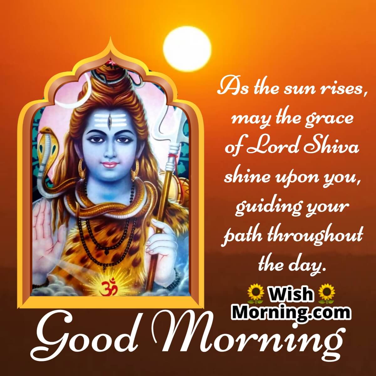 Good Morning Lord Shiva Wishes