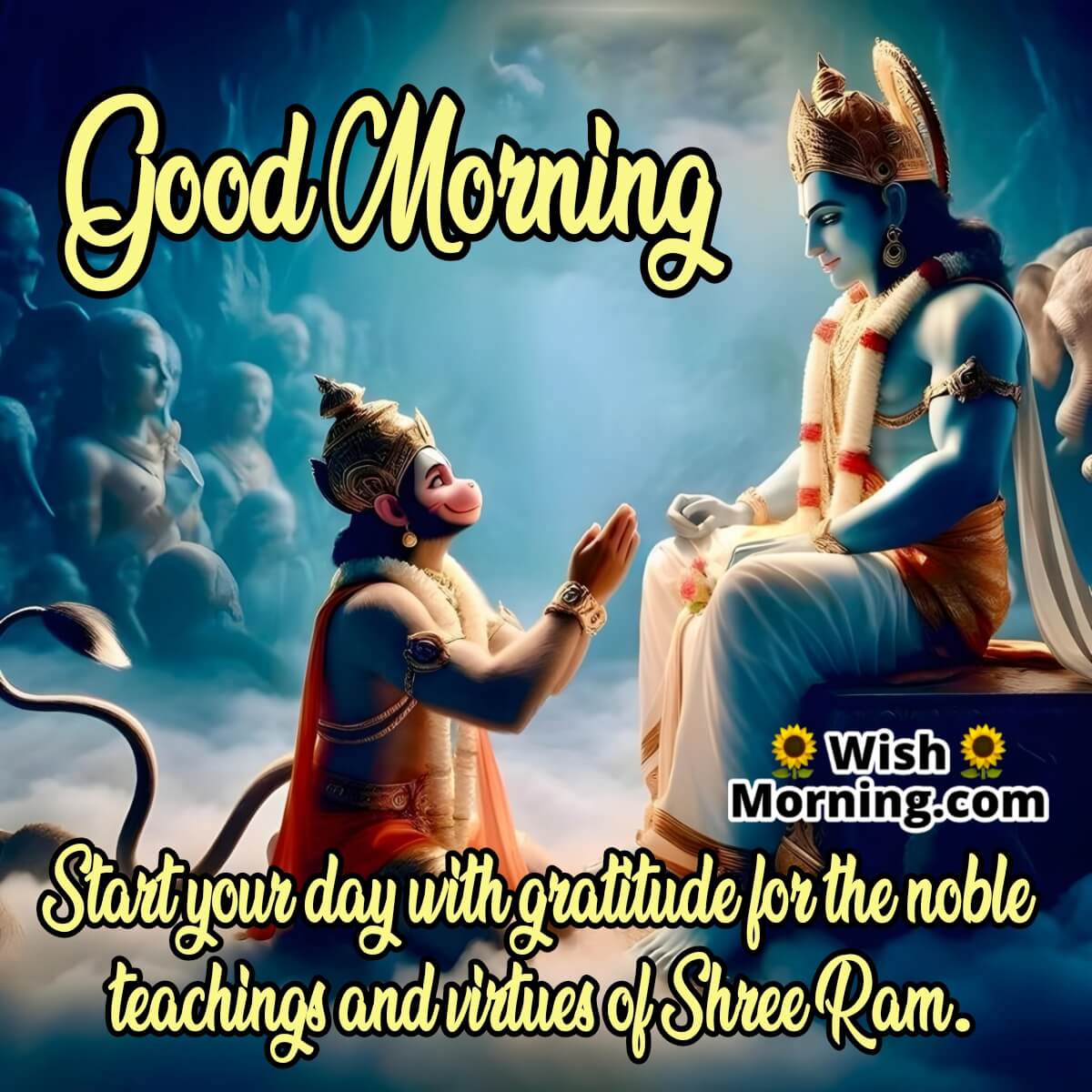 Good Morning Shree Ram Image
