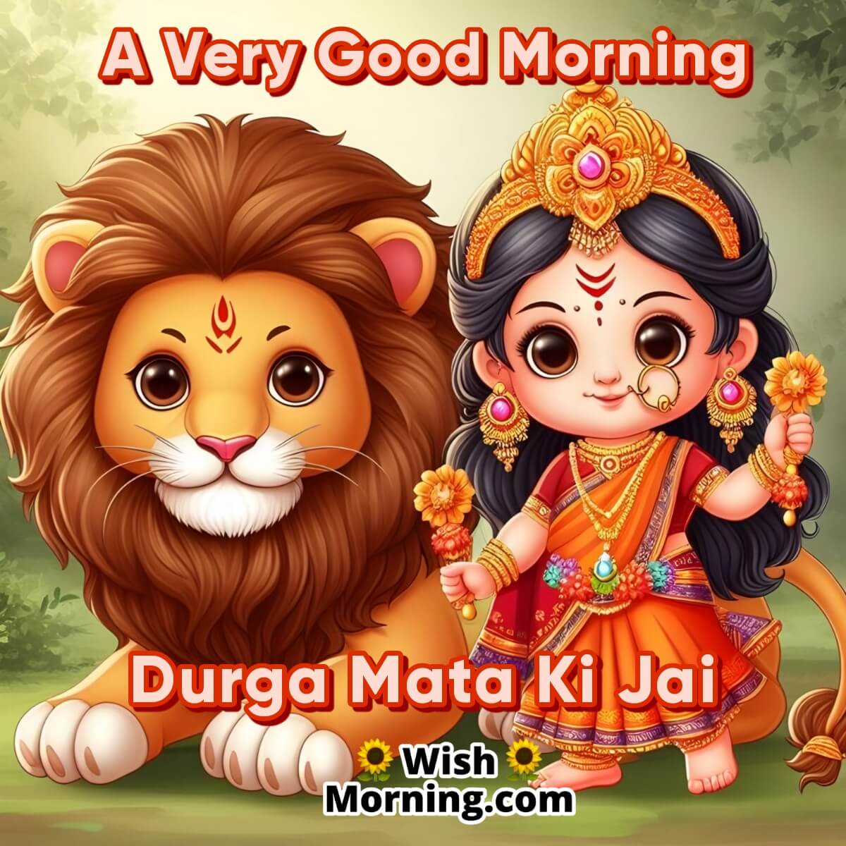 A Very Good Morning Durga Mata Ki Jai