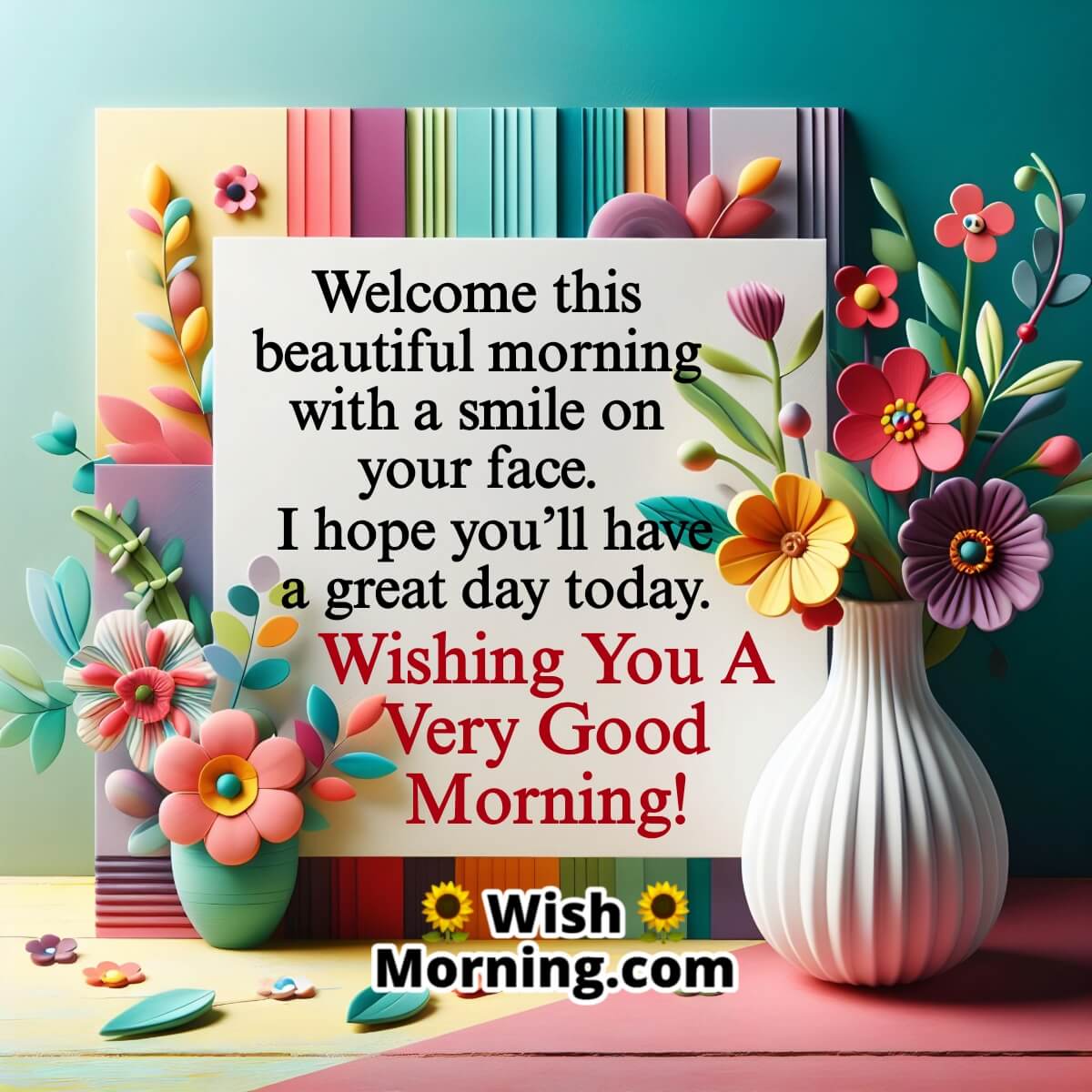 Beautiful Morning Wish Image