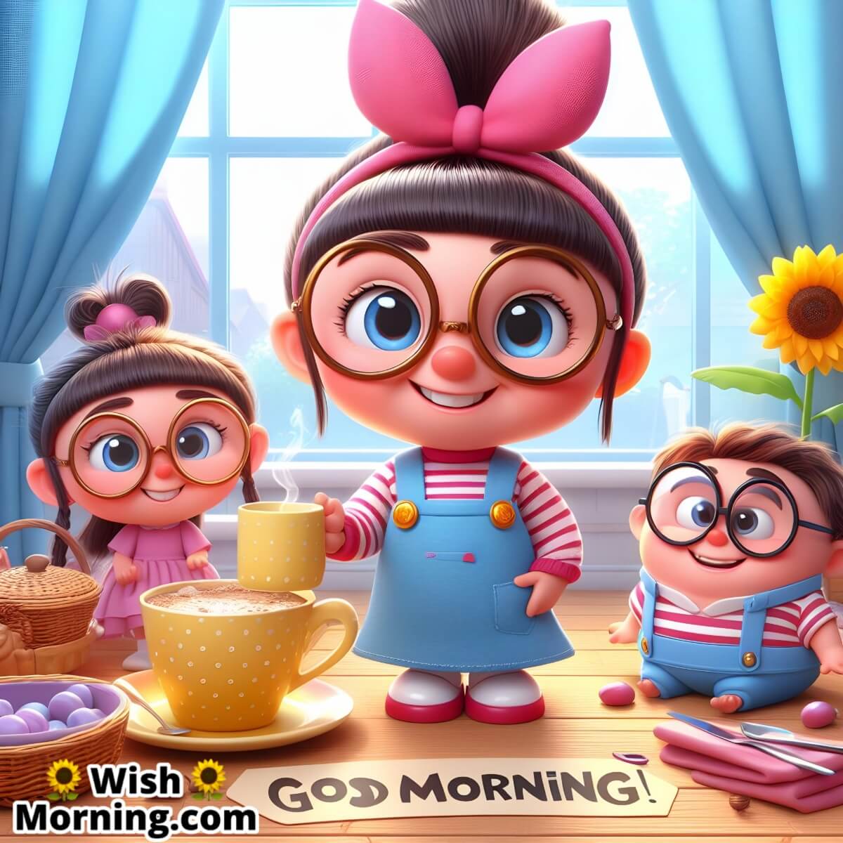 Good Morning Agnes Coffee Picture