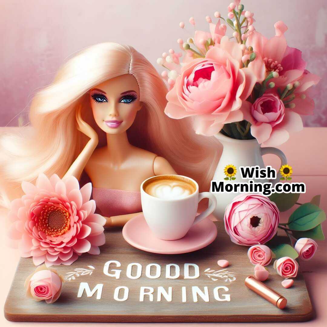 Good Morning Barbie At Coffee
