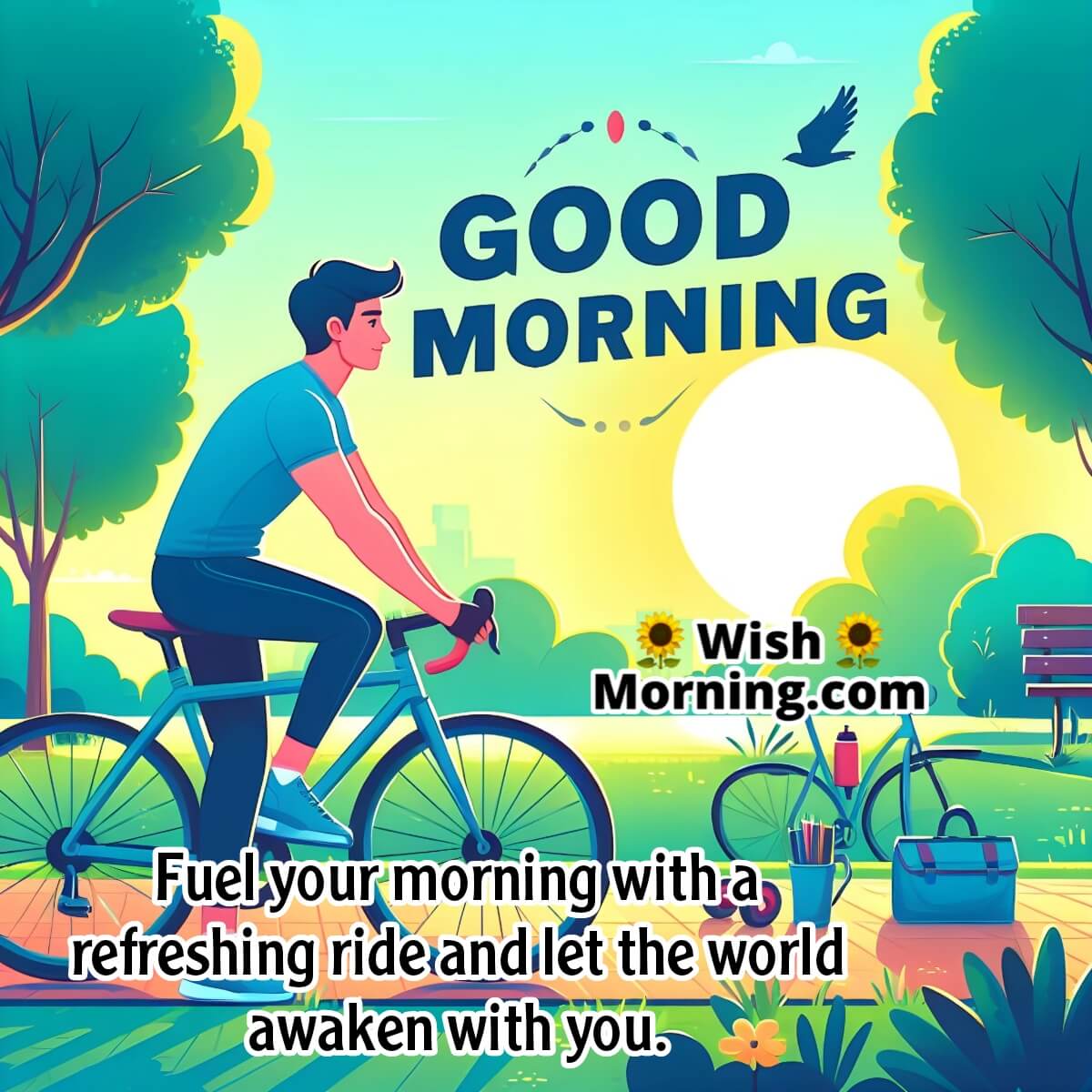 Good Morning Cycling Pic