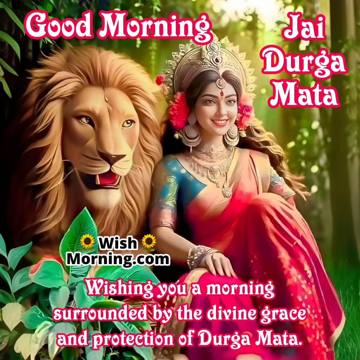 Good Morning Durga Mata Images