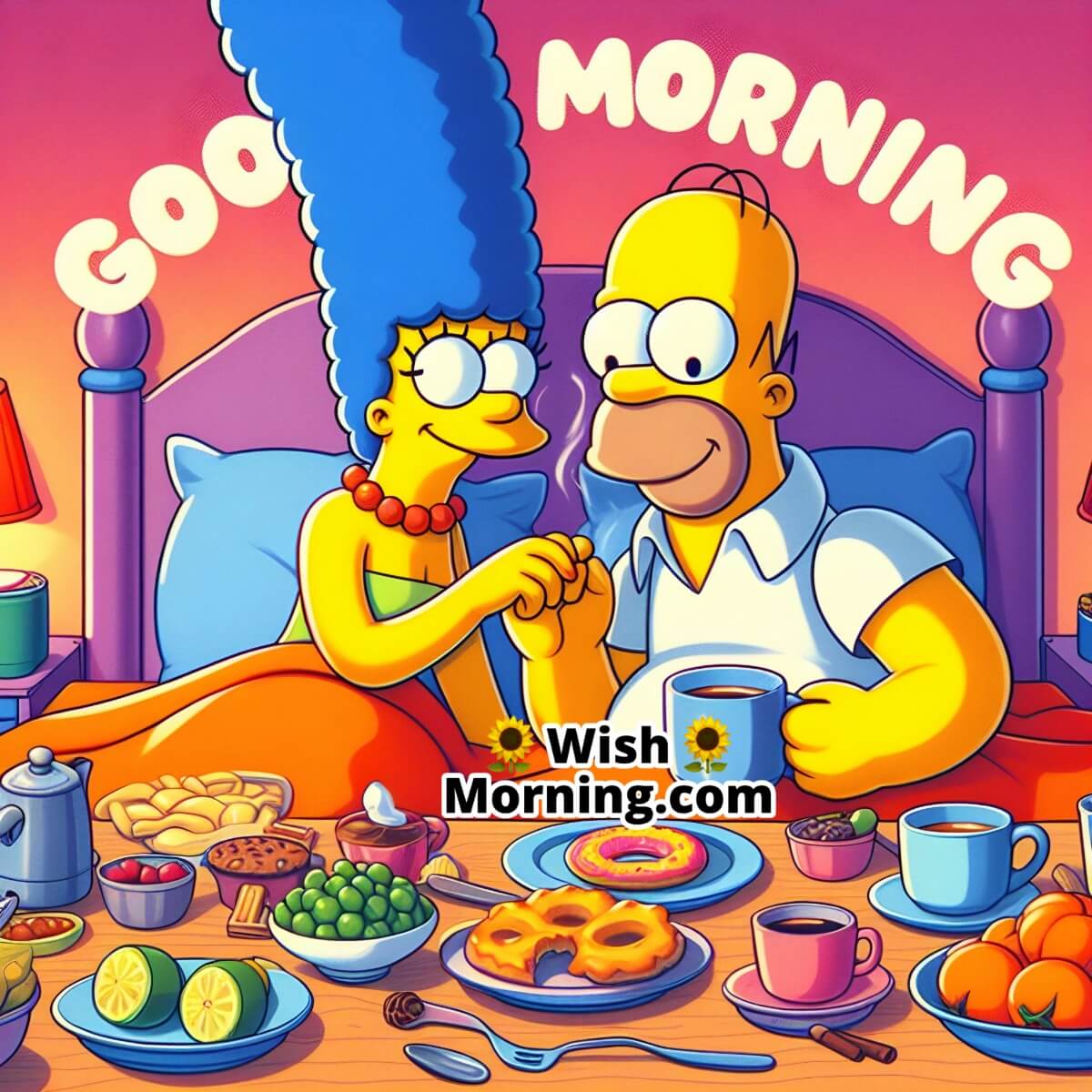 Good Morning Homer Simpson Marge Simpson Images