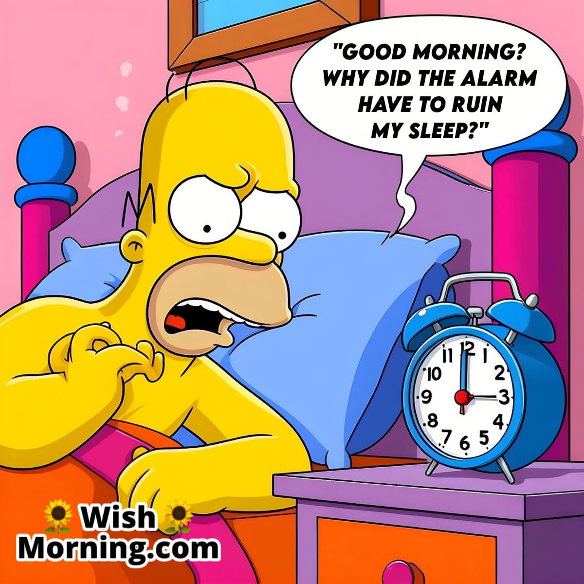 Good Morning Homer Simpson Meme
