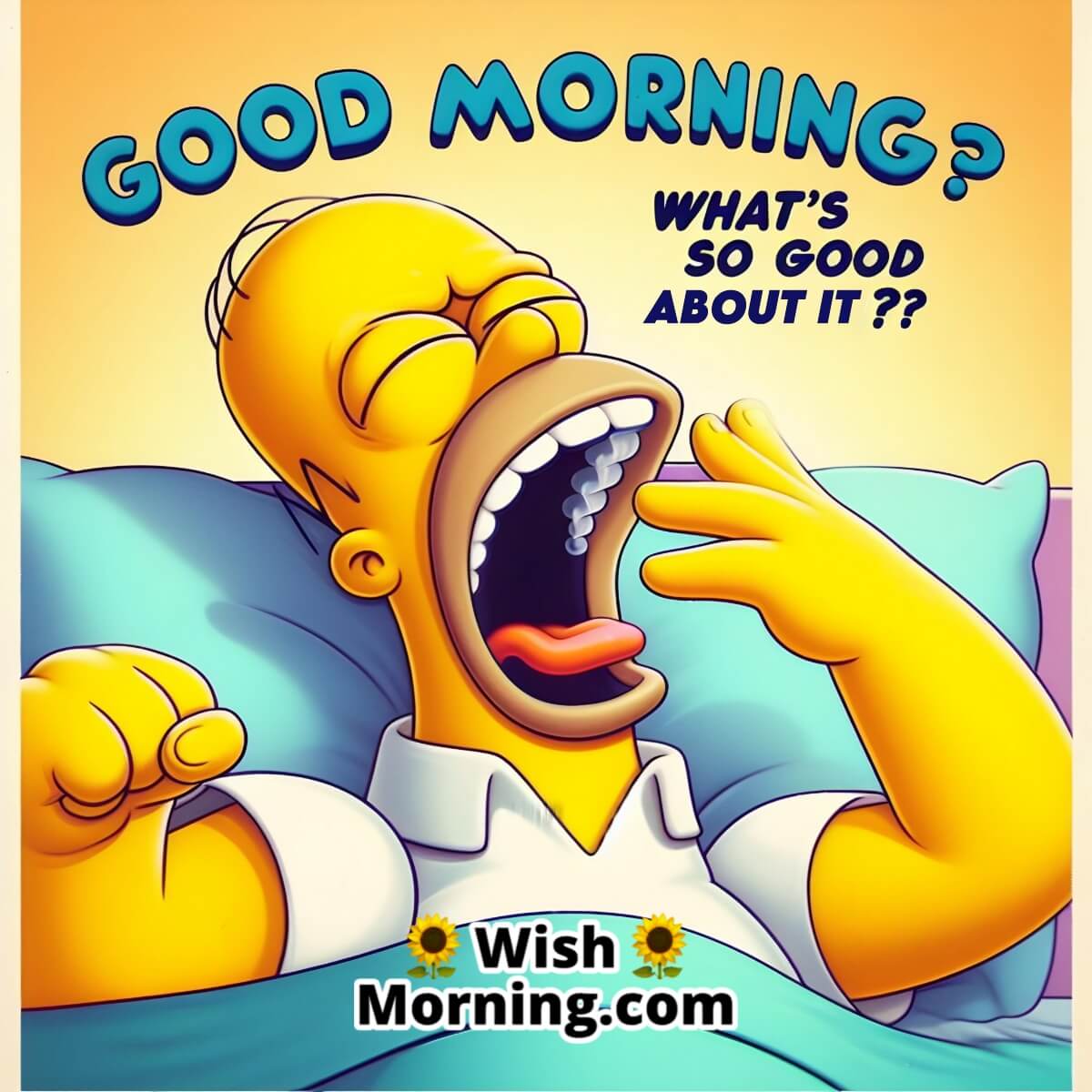 Good Morning Homer Simpson Memes
