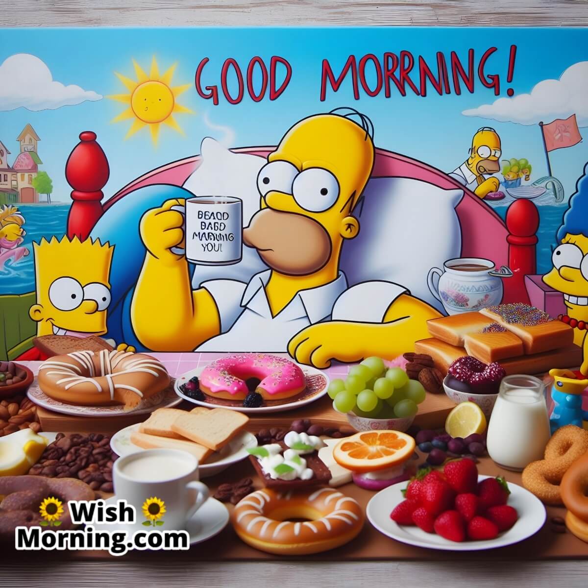 Good Morning Homer Simpson Pic