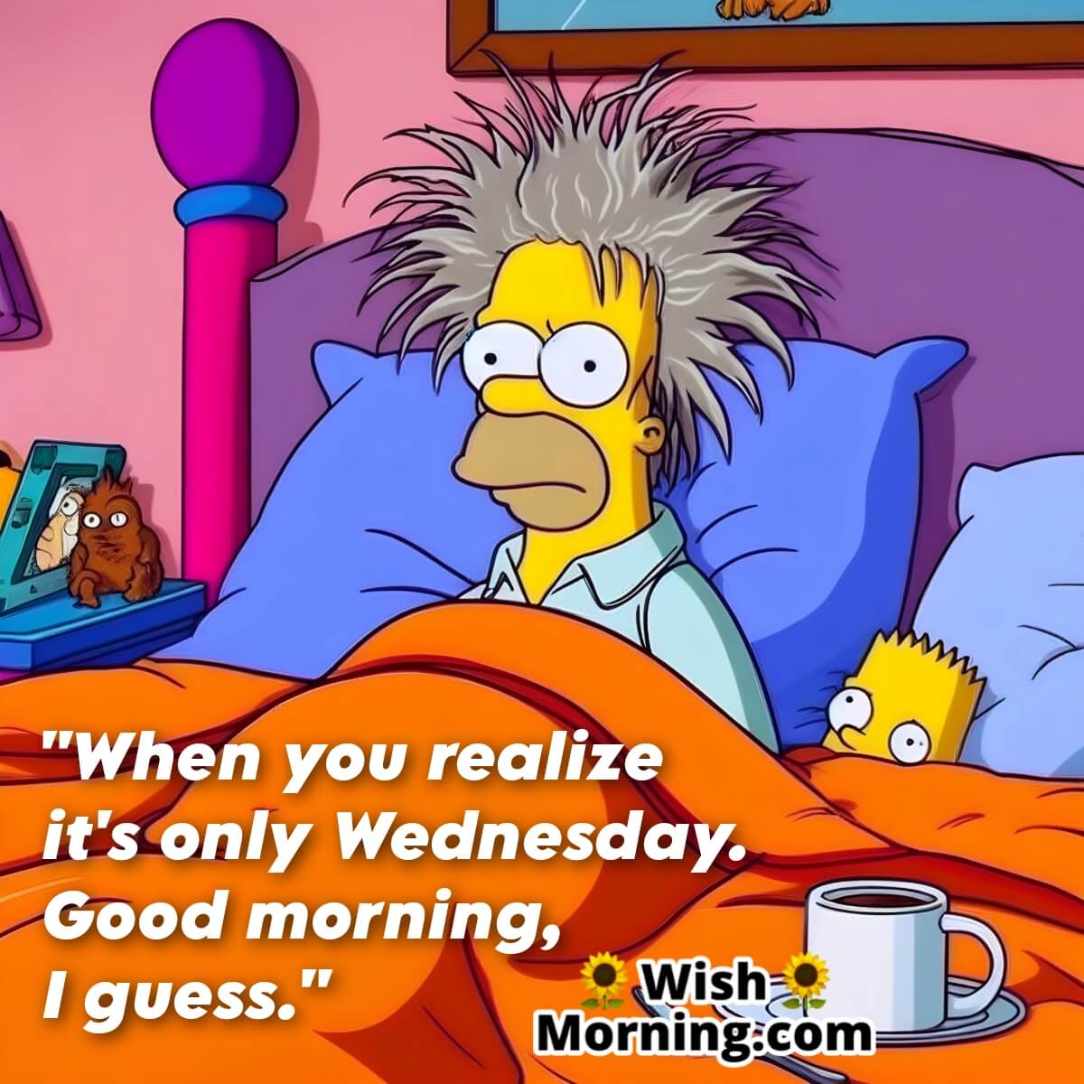 Good Morning Homer Simpson Wednesday Meme