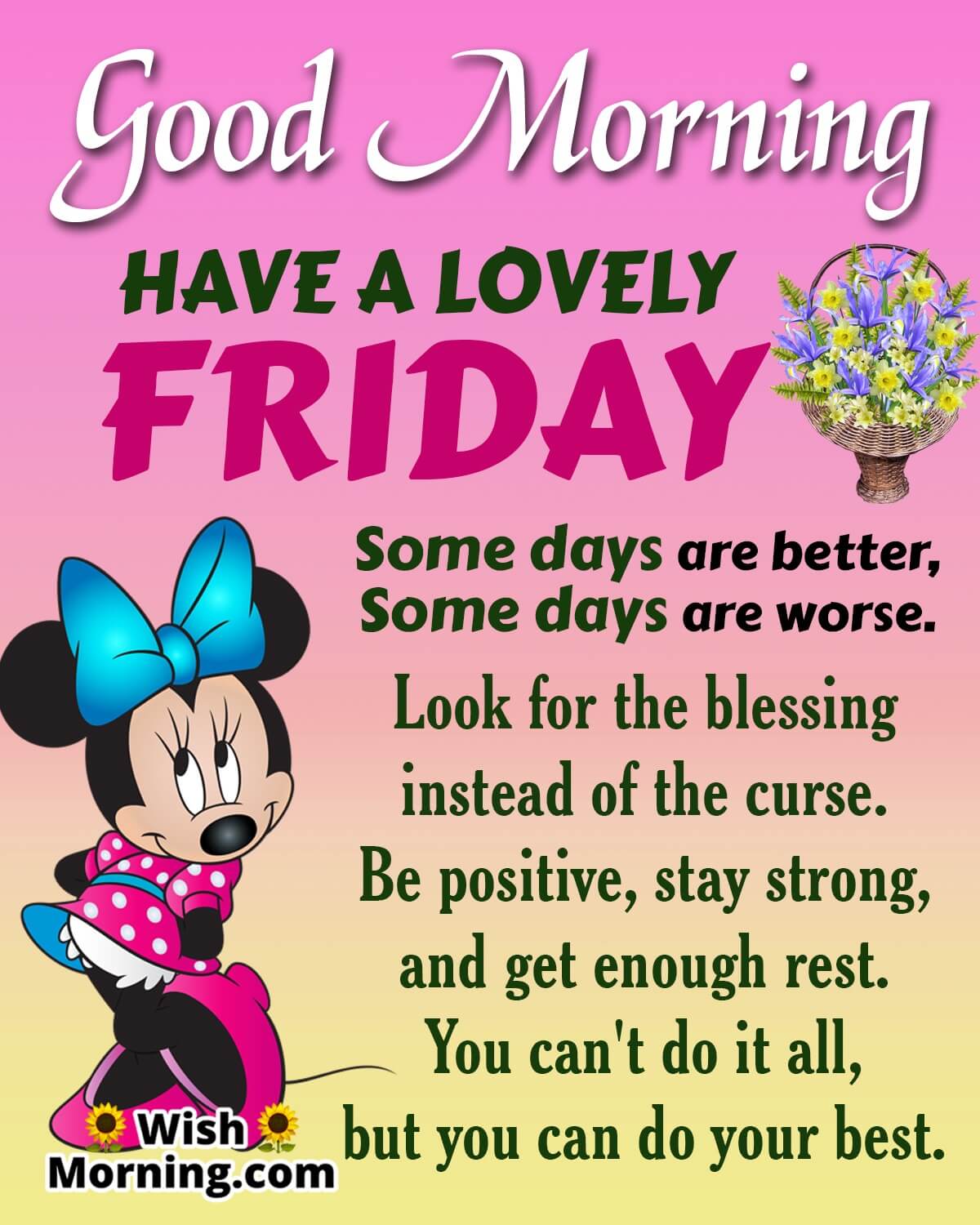 Good Morning Lovely Friday Message