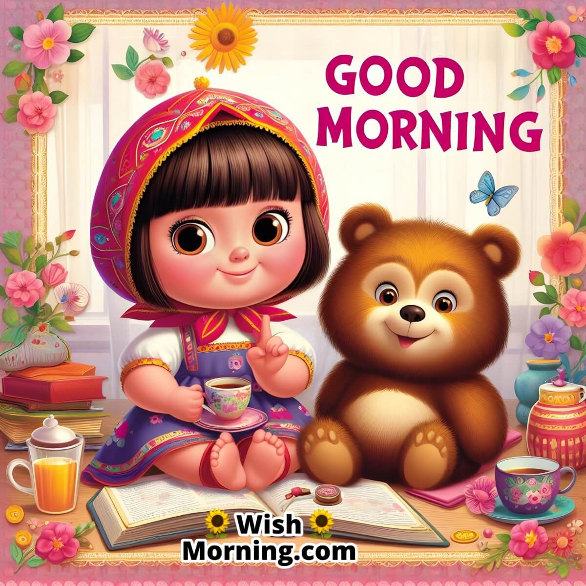 Good Morning Masha And Friend Bear