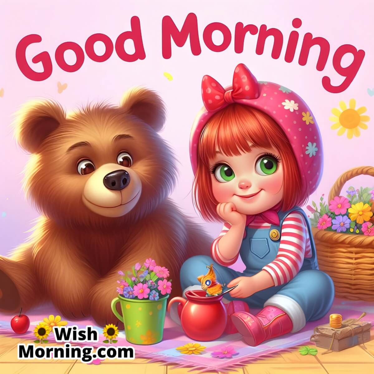 Good Morning Masha And Her Friend Bear