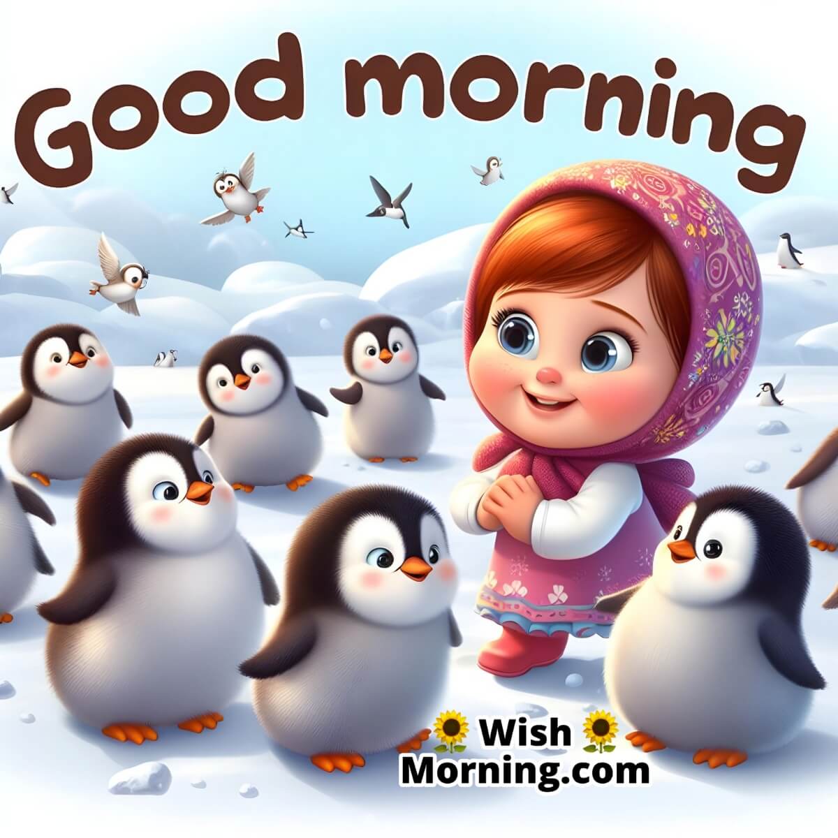 Good Morning Masha And Penguins