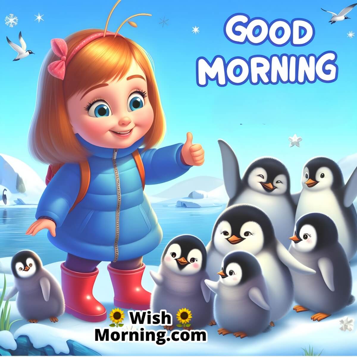 Good Morning Masha Cheers Penguins