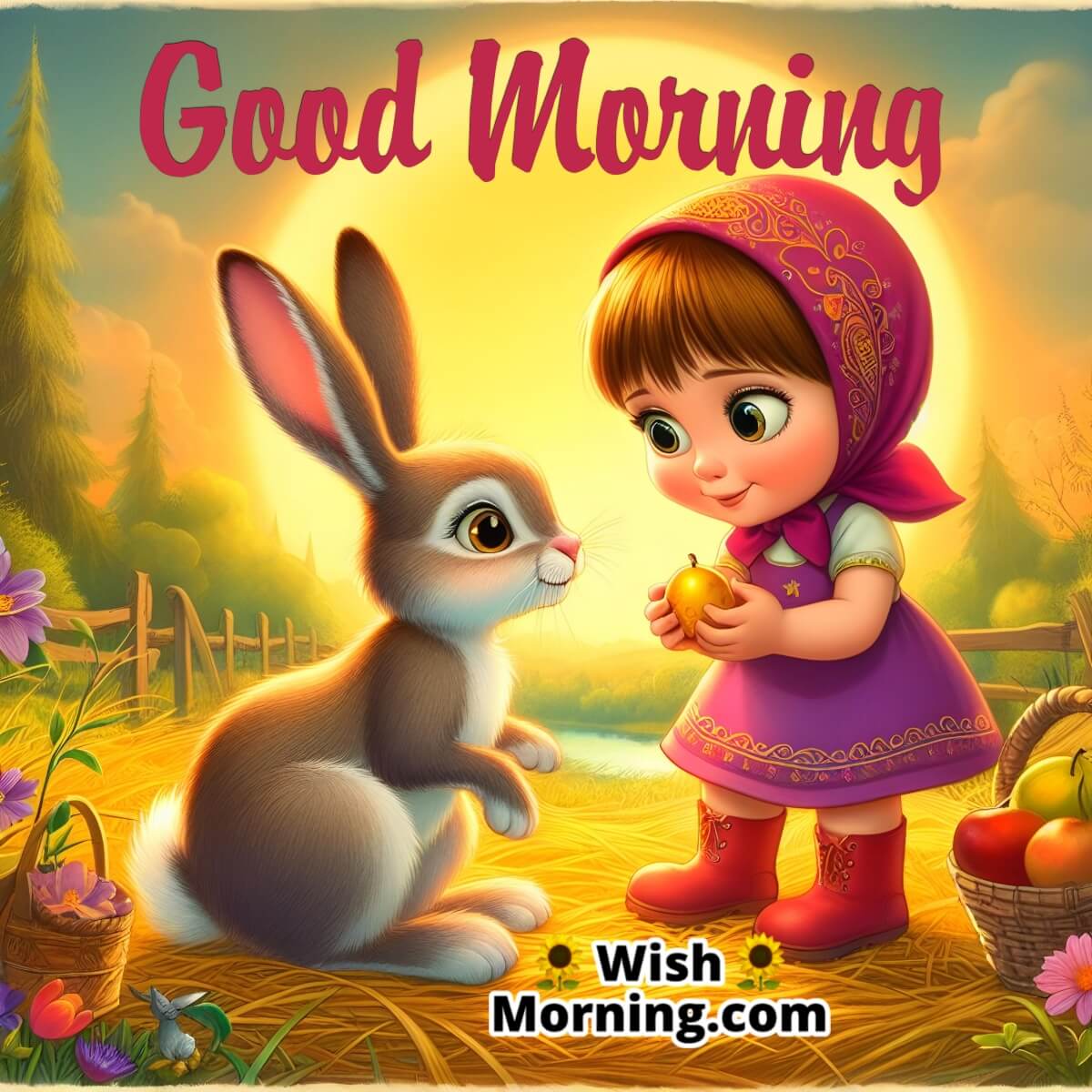 Good Morning Masha Play With Hare