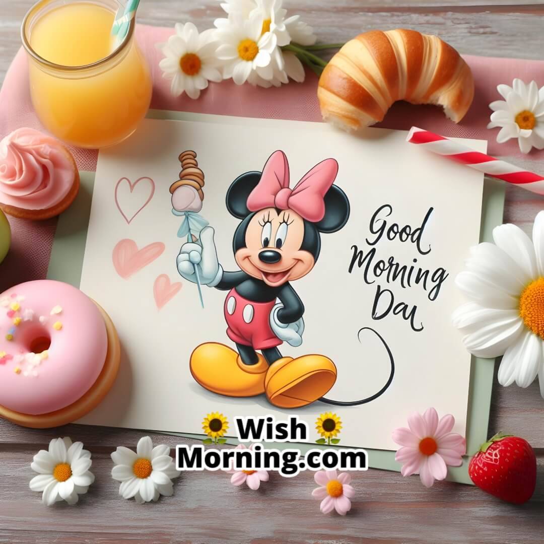 Good Morning Mickey Card