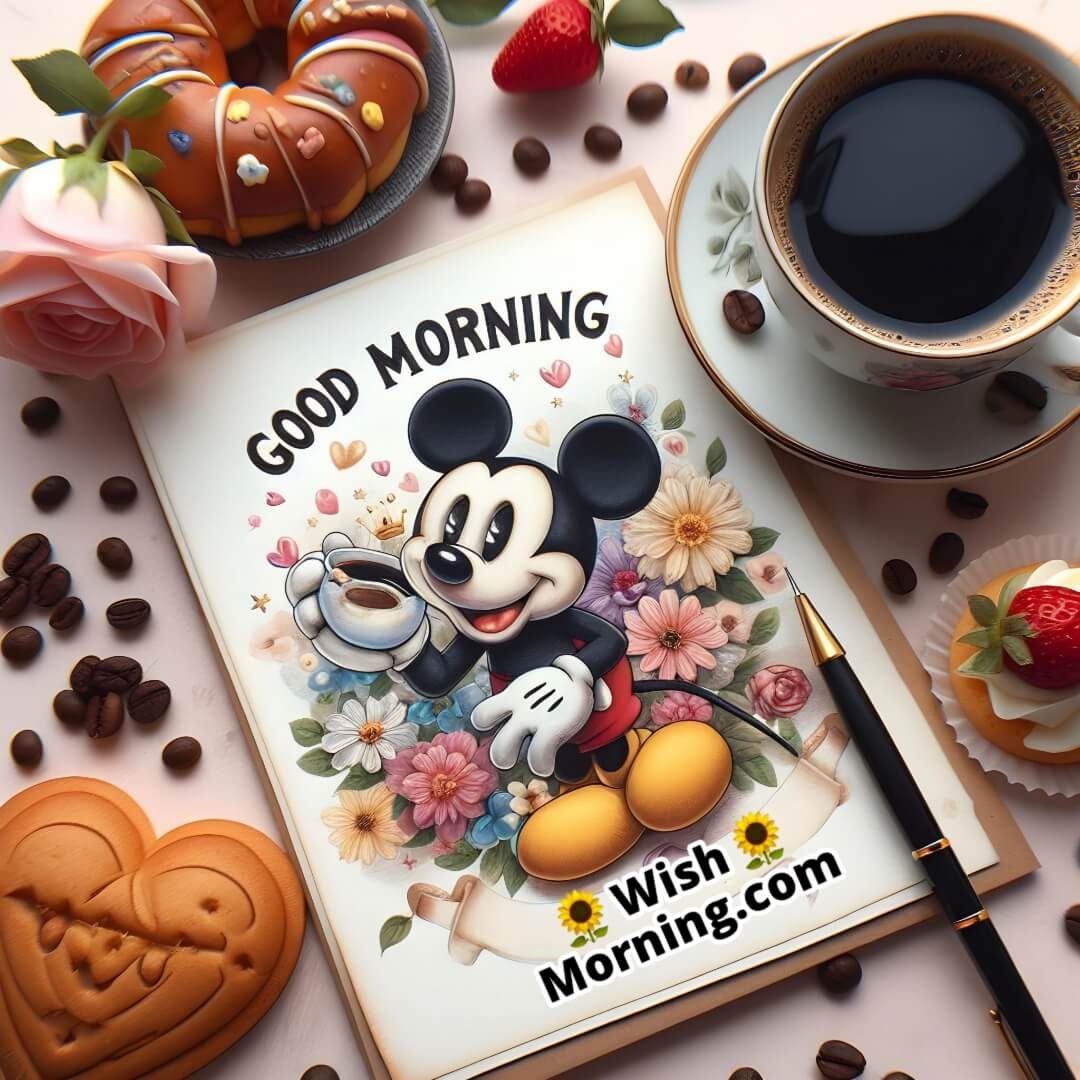 Good Morning Mickey Cards