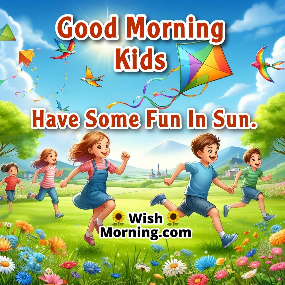 Good Morning Outdoor Playtime For Kids