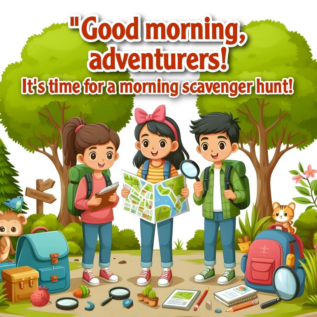 Good Morning Scavenger Hunt For Kids