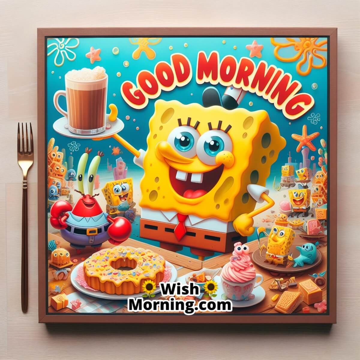 Good Morning Spongebob Squarepants Cards
