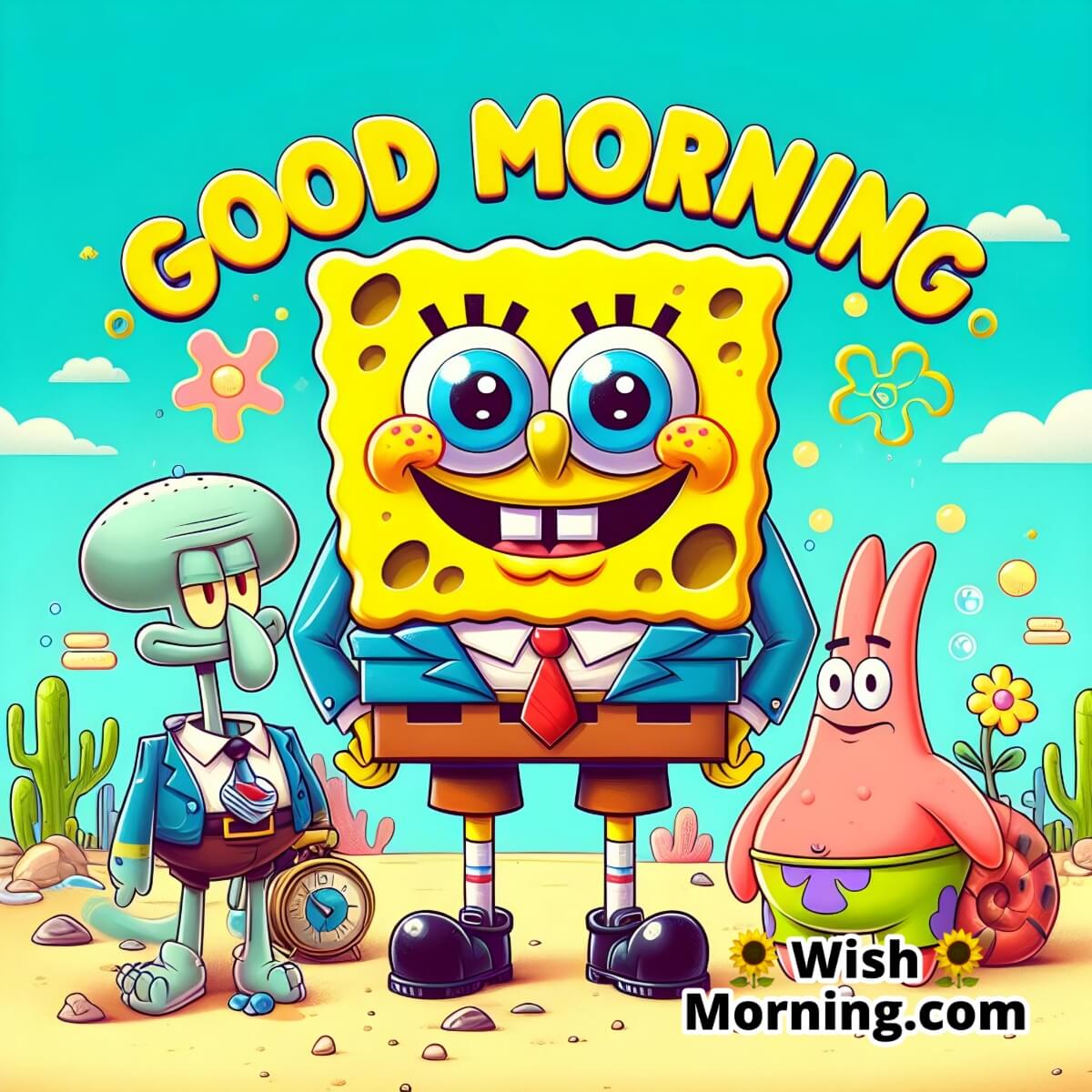 Good Morning Spongebob Squarepants Image