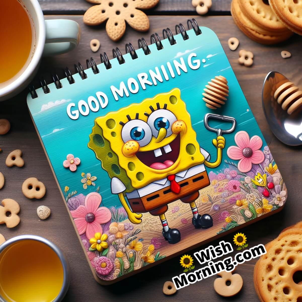Good Morning Spongebob Squarepants Photo