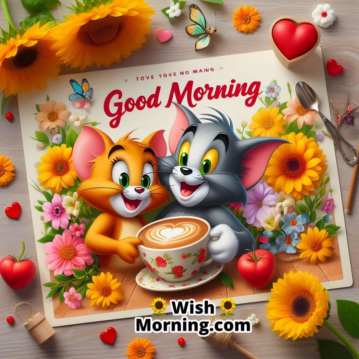 Good Morning Tom And Jerry Images