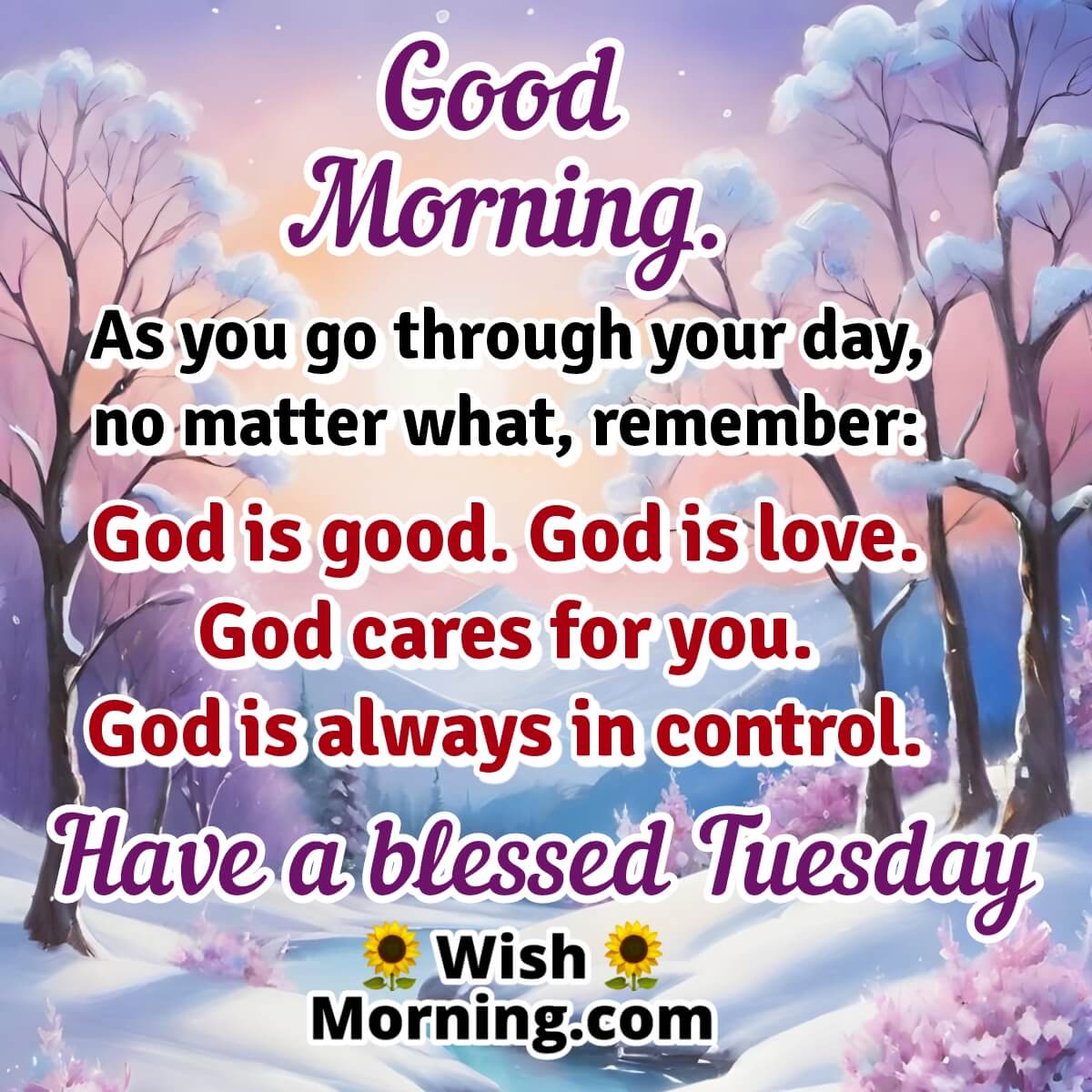 Good Morning Tuesday Blessing