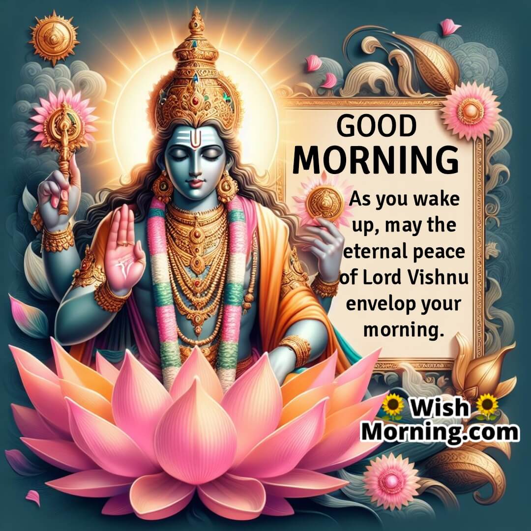 Good Morning Vishnu Images - Wish Morning