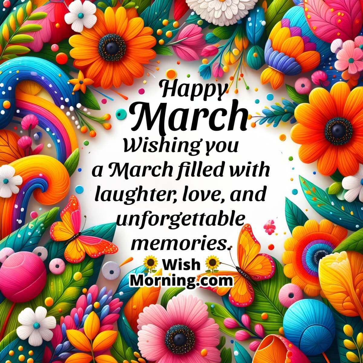 Happy March Wish Greetings