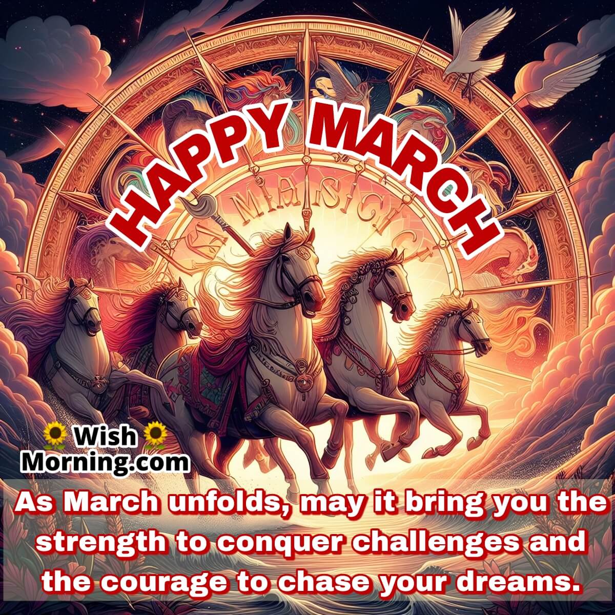 Happy March Wish Picture