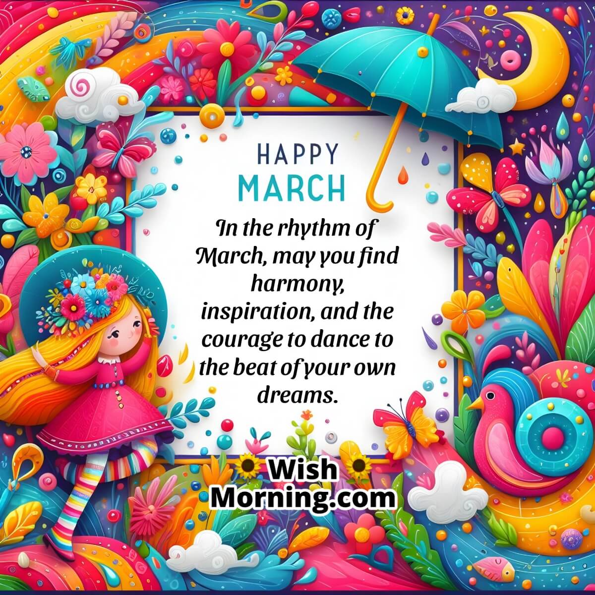 Happy March Wishes Image