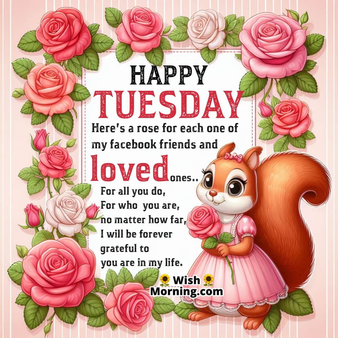Happy Tuesday Message For Facebook Friends