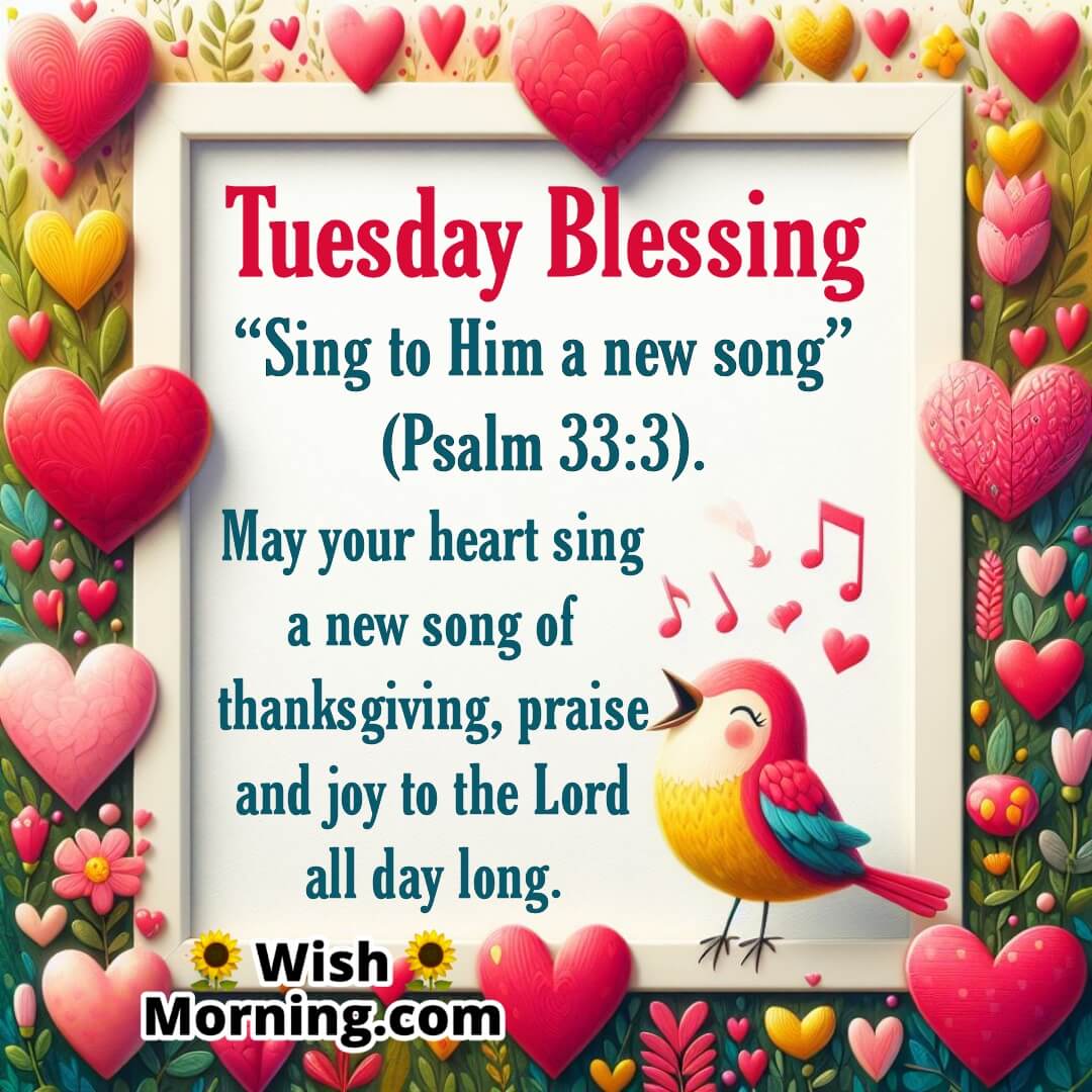 Tuesday Blessings Card