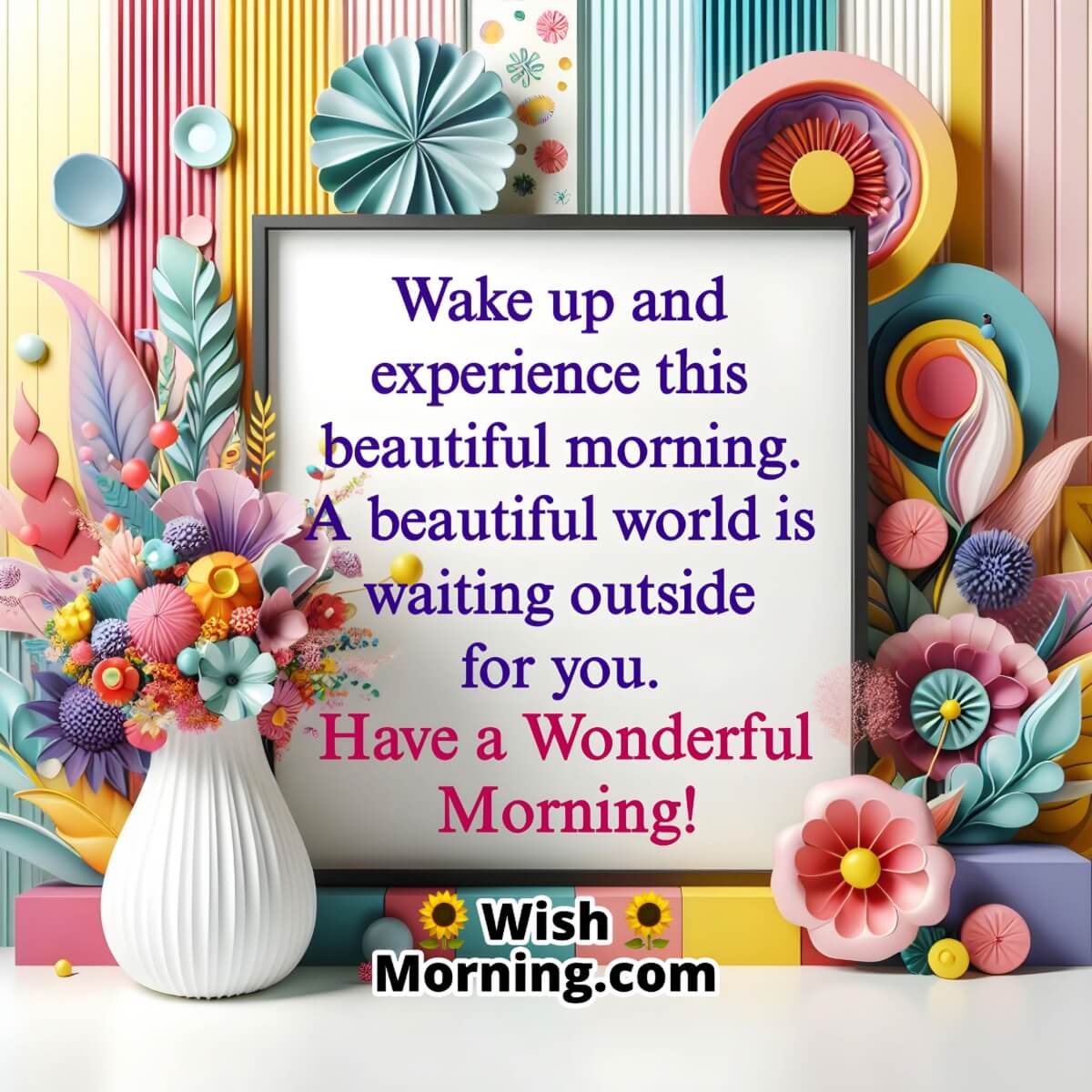 Wonderful Morning Wish Image