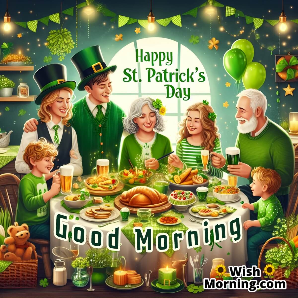 Good Morning Family St. Patrick's Day