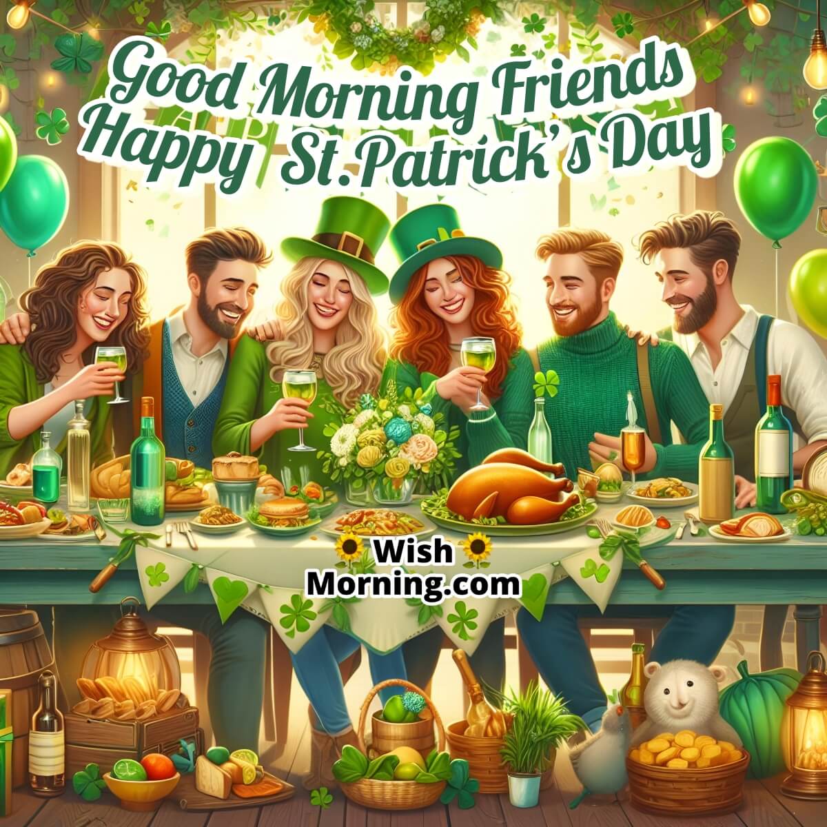 Good Morning Friends St. Patrick's Day