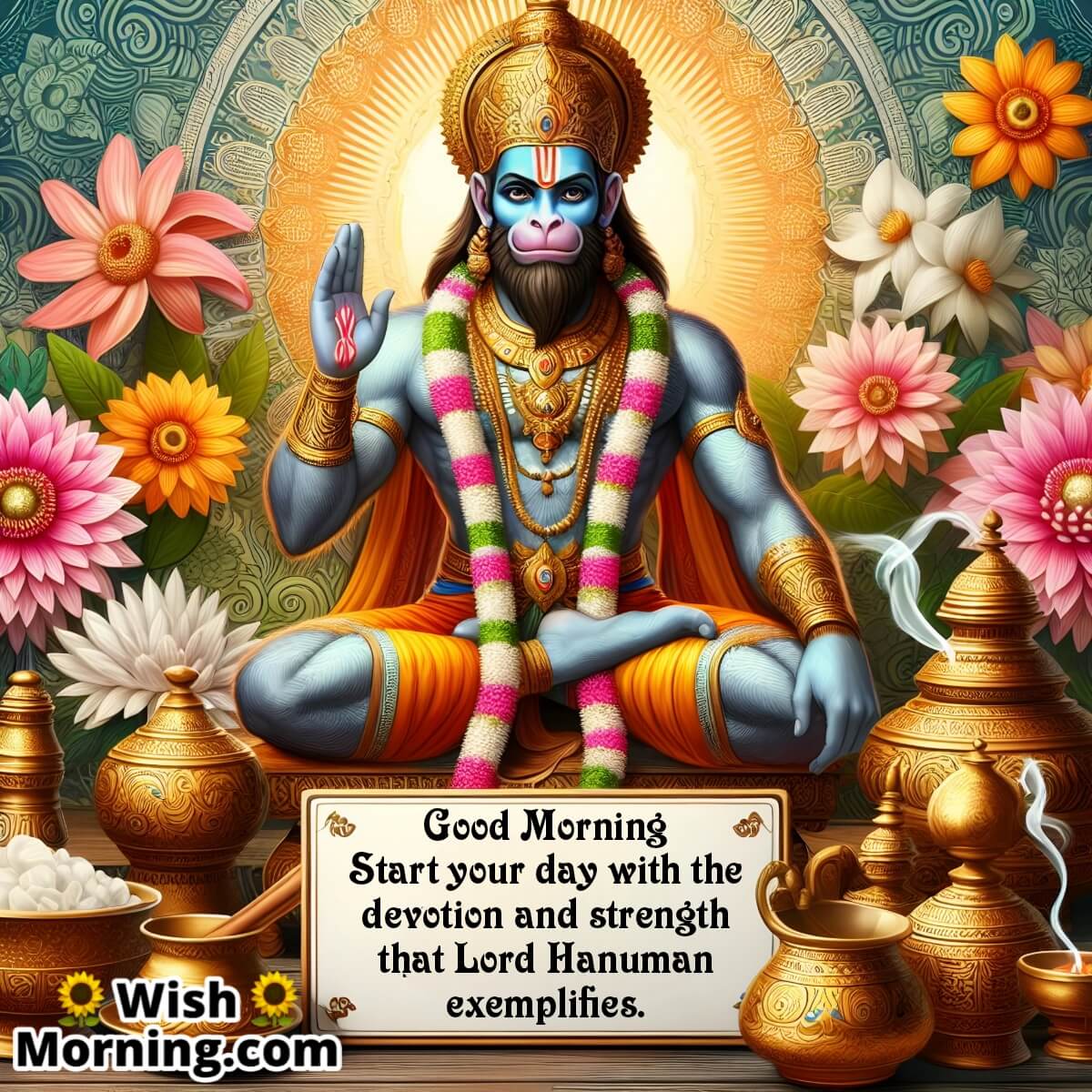 Good Morning Hanuman Image