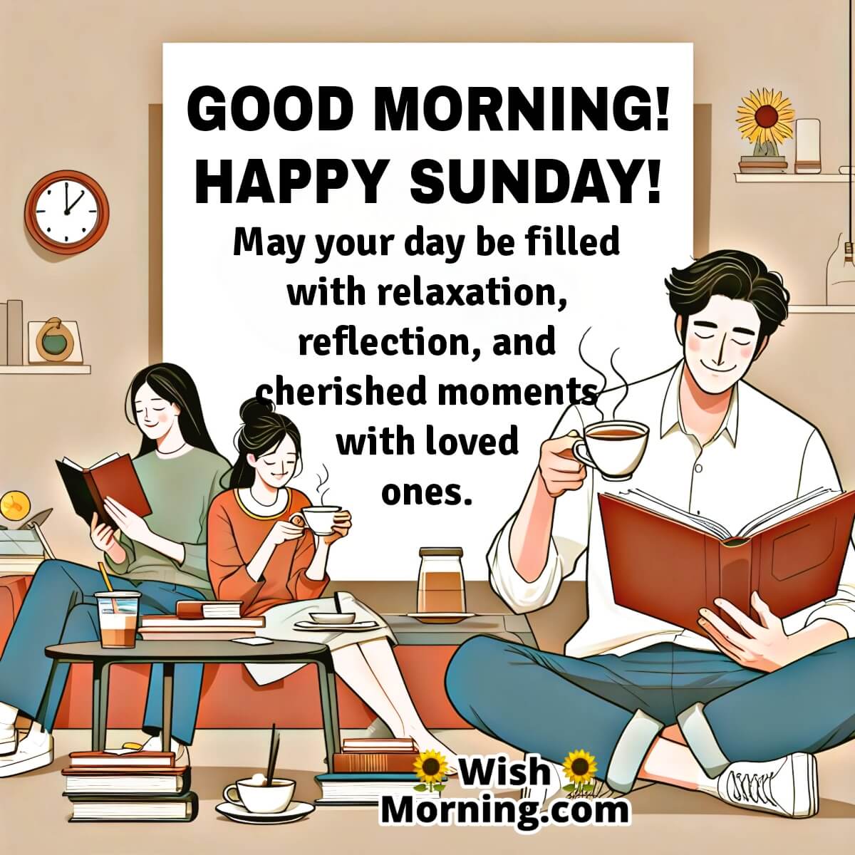 Good Morning Happy Sunday Message