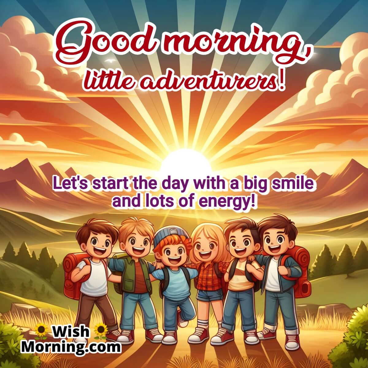 Good Morning Messages For Kids