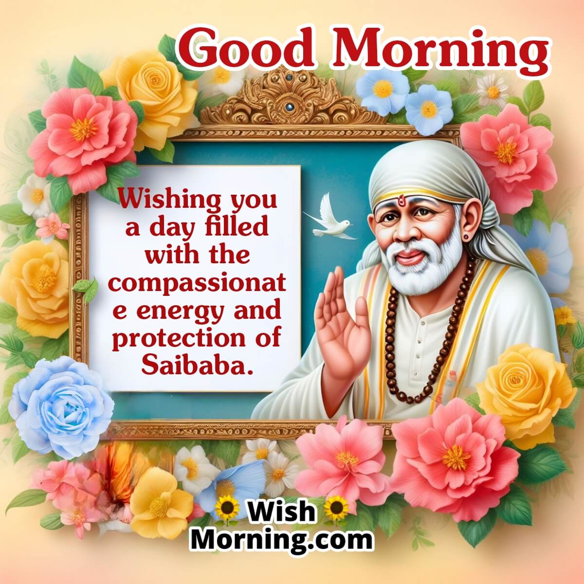 Good Morning Saibaba Image