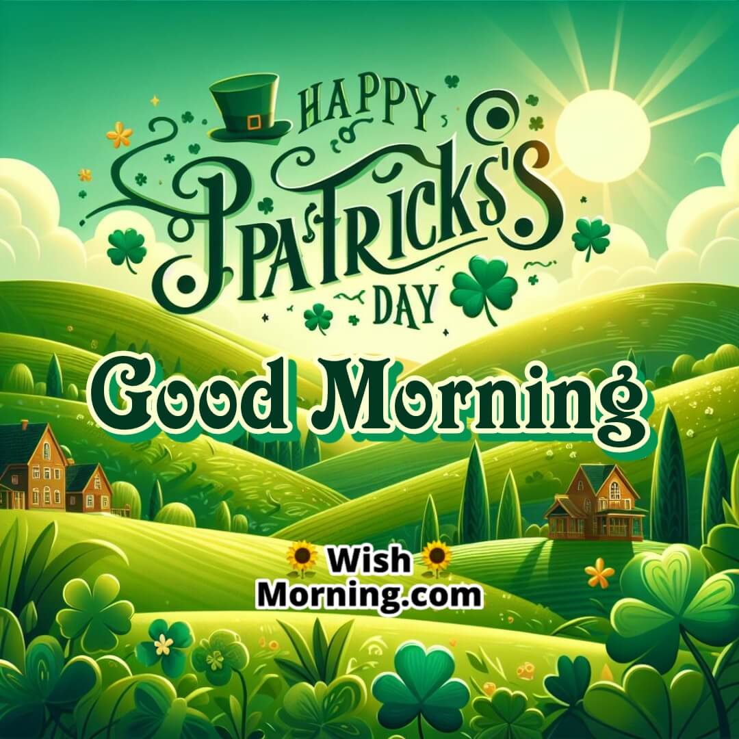 Good Morning St. Patrick's Day Image