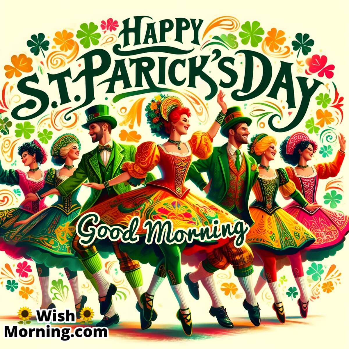Good Morning St. Patrick's Day Irish Dancers