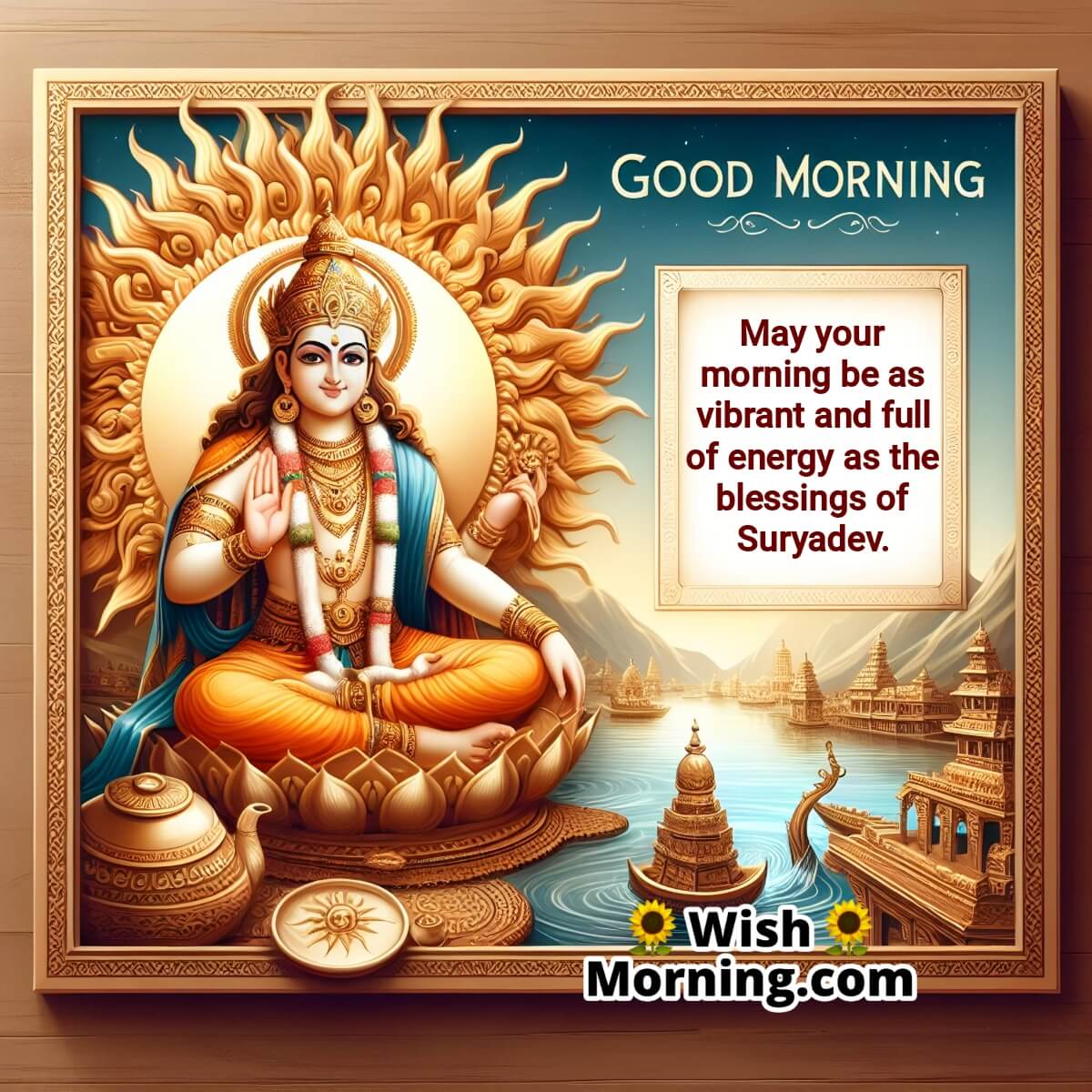 Good Morning Suryadev Wish Image