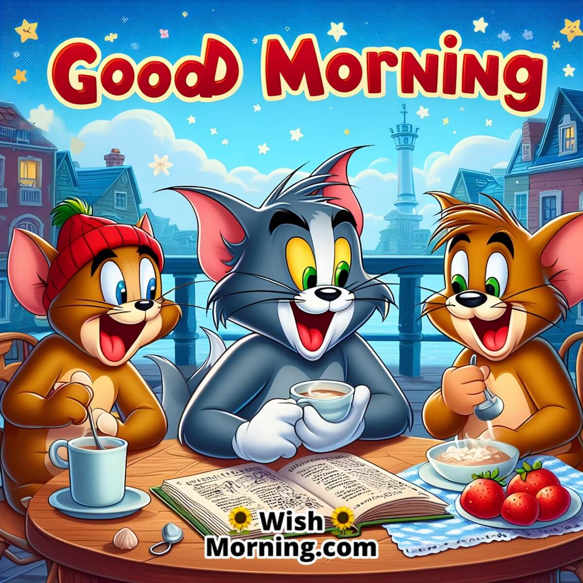 Good Morning Tom And Jerry With Butch